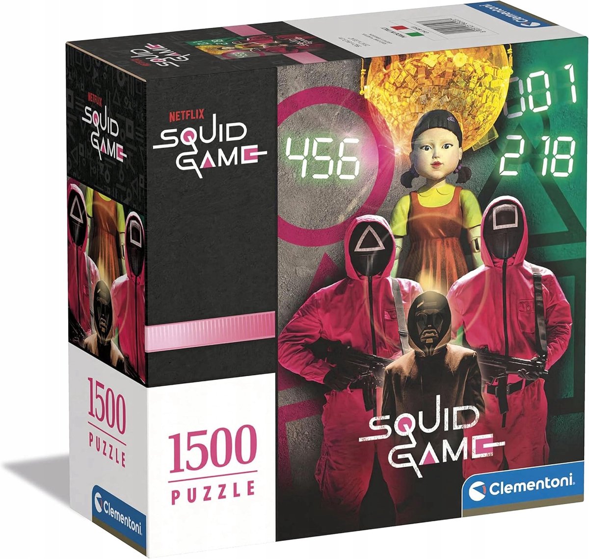 Squid Game 1500 Elementen Puzzel - Spannend voor Fans