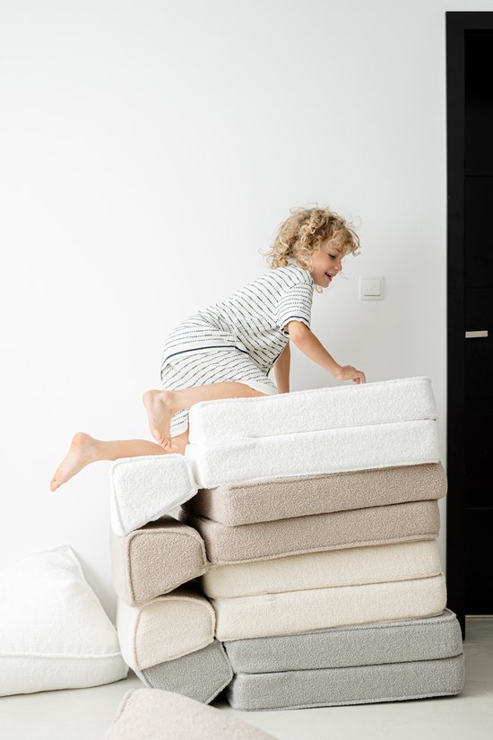 Moje - Bouclé Lounger - Bouclé Cream van MOJE. — afbeelding 4