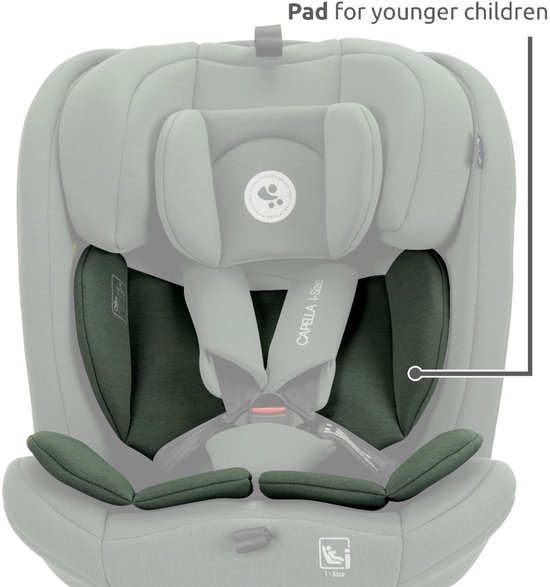 Lorelli Capella Green 40-150 cm 360° i-Size Autostoel — afbeelding 4