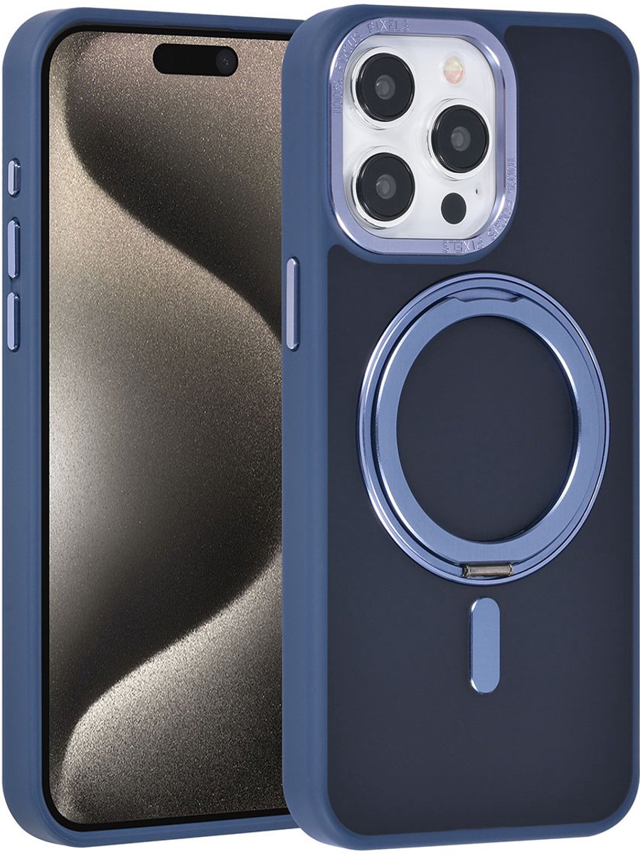 UNIQ Accessory iPhone 15 Pro Max Backcover hoesje - Blauw