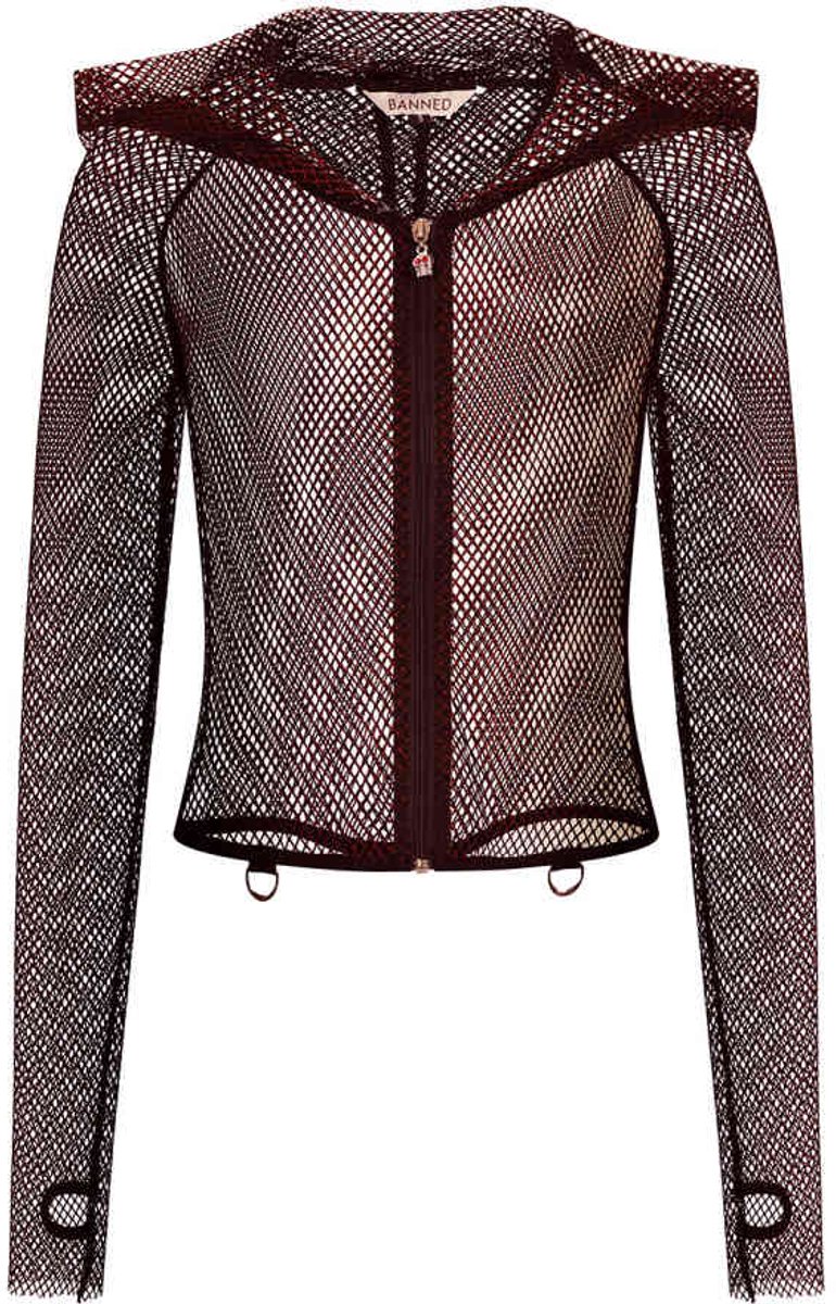 Banned - Liora Vest met capuchon - 2XL - Rood