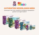 Meerdere dozen met BY BABOO magnetische tegelsets in verschillende formaten, met de tekst 'Authentiek Nederlands Merk'.