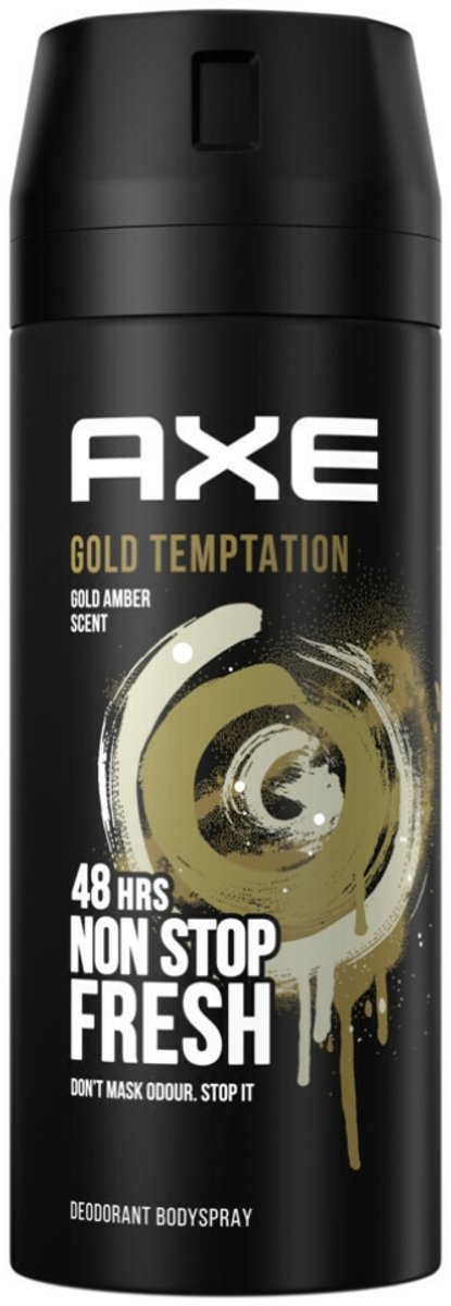 AXE - Deodorant Spray - Gold Temptation - Luxe Geur - Oriëntaals & Fris - 150 ml - 1 stuk