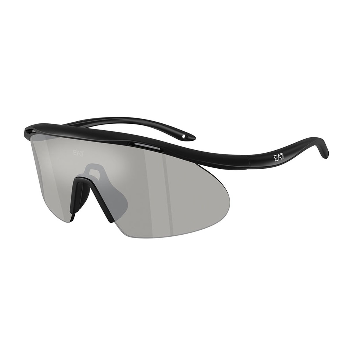 Ea7 Luxottica 0q74008 Zonnebril Transparant Light Grey Mirror Silver/CAT3 Man,Vrouw