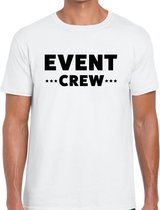 Event crew / personeel tekst t-shirt wit heren M