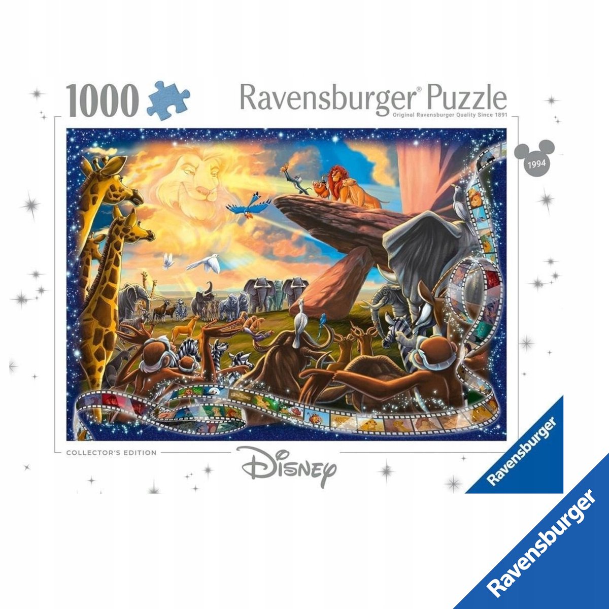 Ravensburger Puzzel 1000 Stukjes - De Leeuwenkoning