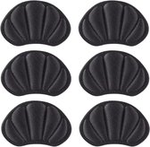 Hielbeschermers - Schoen Verkleiner - Hielkussentjes voor Schoenen - Hielkussens - Hakbeschermers - 6 Stuks - Zwart
