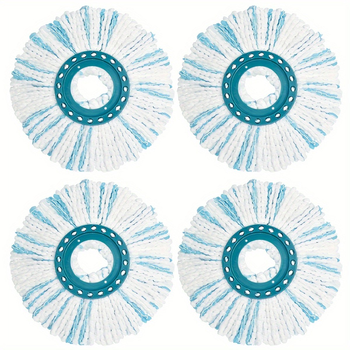 Livé® Microvezel Mopkoppen – 4 stuks, Sneldrogend & Absorberend