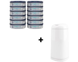 Angelcare 12-pack Navulcassette incl. Witte Dress Up Luieremmer