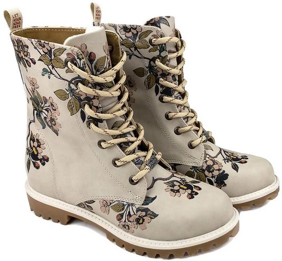 GOBY Blossom Bottes femmes - Bottes Femme - Handgemaakt - Qualité Premium - Taille 38