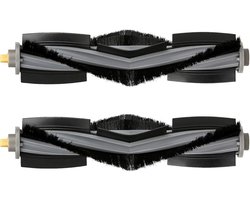 (2 stuks) Rolborstels gescht voor robotstofzuiger ECOVACS DEEBOT X1 Omni/ X1 Omni/ T20/ T10/ T10 Plus/ T10 Turbo/ T10 Omni, robotstofzuiger rolborstelset, vervangende onderdelen