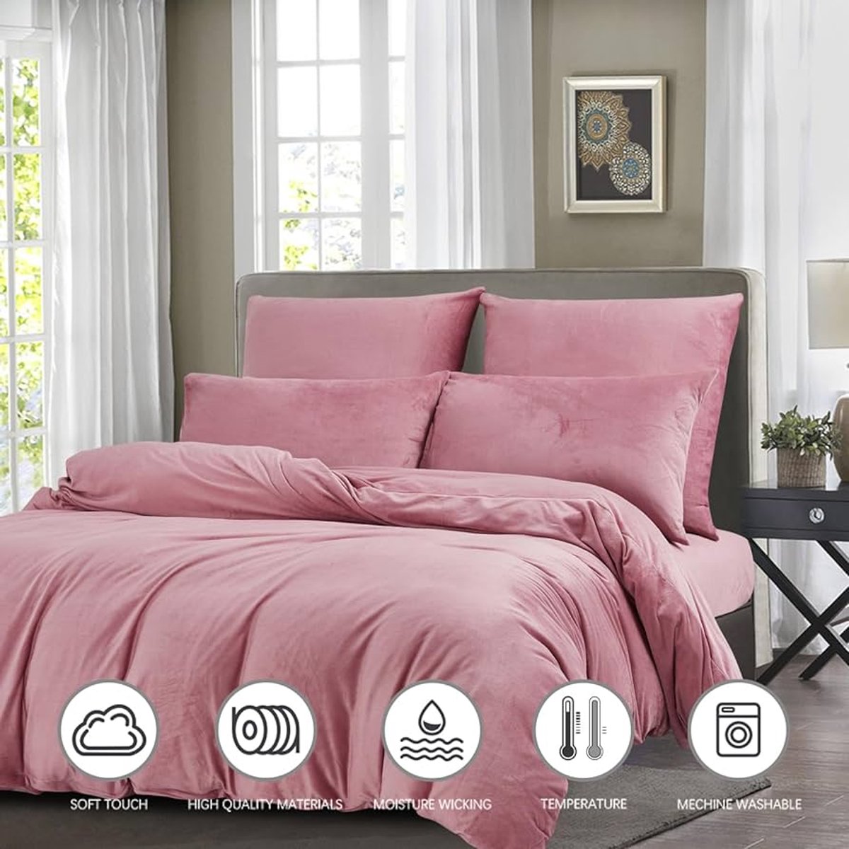 Image of 3-delige beddengoedset - warm en luxe - set van 1