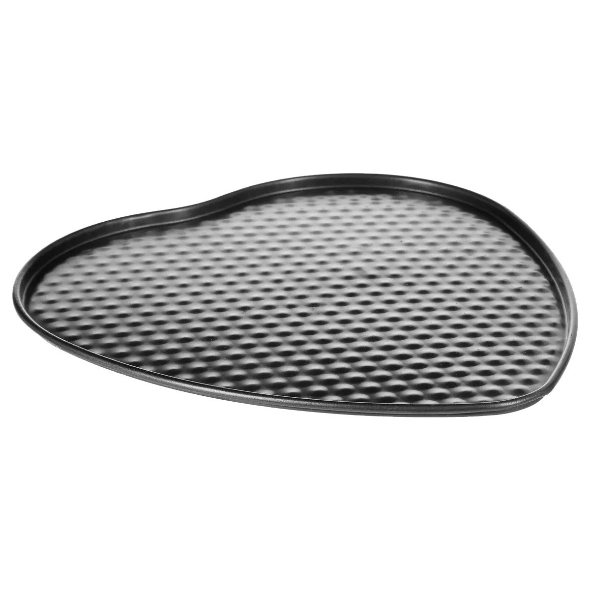 5five Taarten bakvorm/springvorm - metaal - zwart - 24 cm - hartvorm - taarten bakken – foto 2