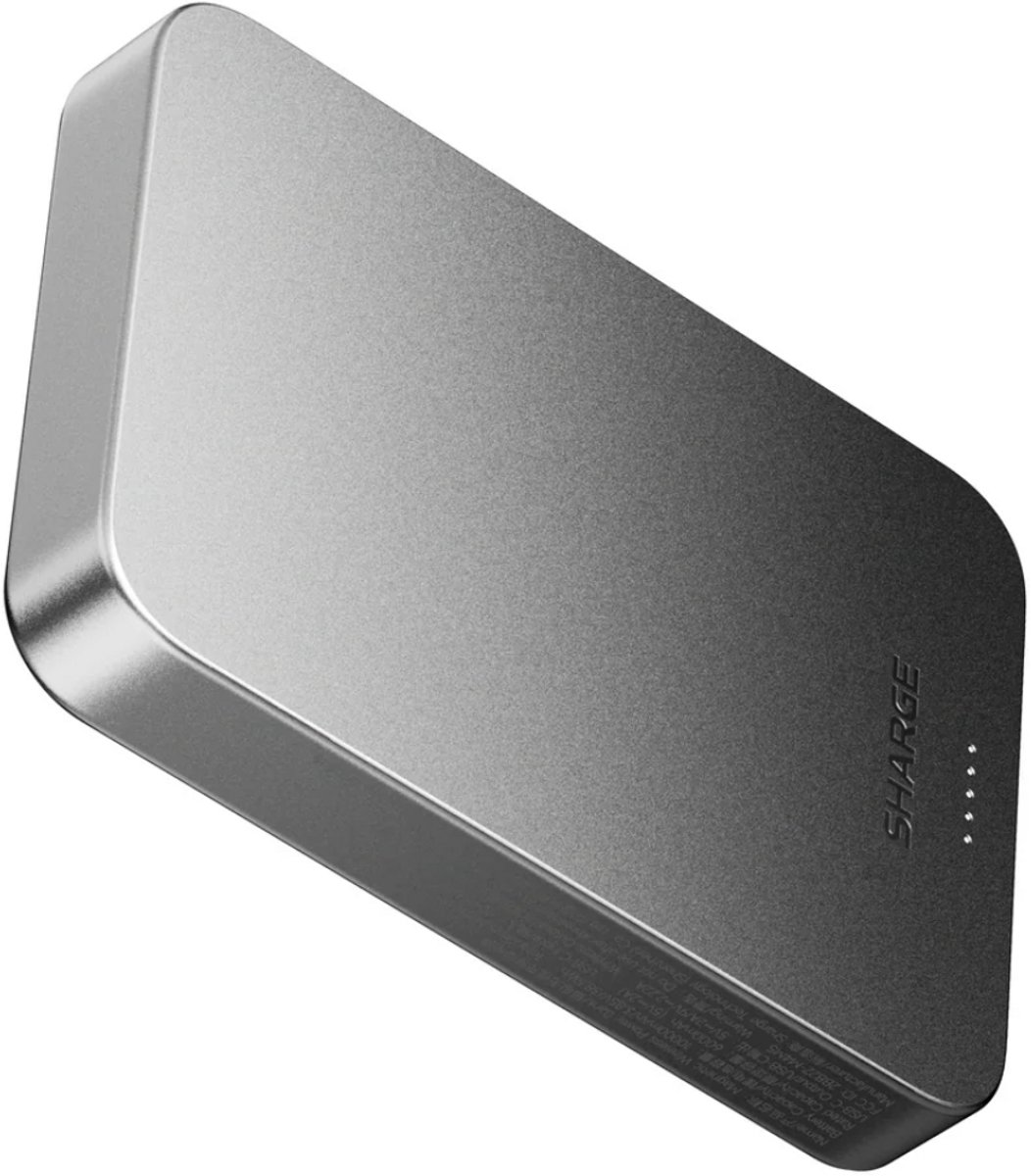 SHARGE AeroMag 10k Powerbank 10000mAh Magnetisch Zwart - afbeelding 2