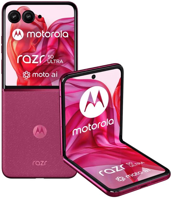 motorola razr 50 ultra 512GB ホットピンク Motorola Razr 50 Ultra 5G 12GB/512GB Roze (Hot Pink) Dual SIM | bol