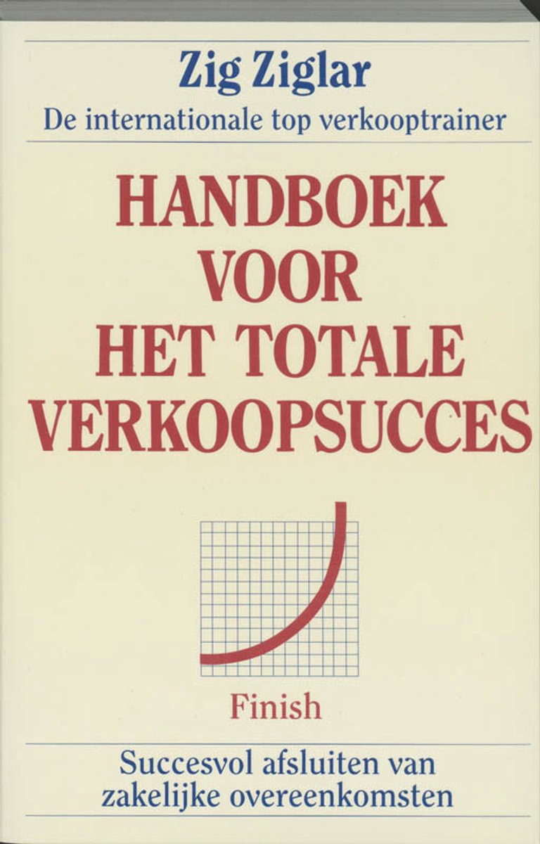 Omslag van Handboek Totale Verkoopsucces Finish