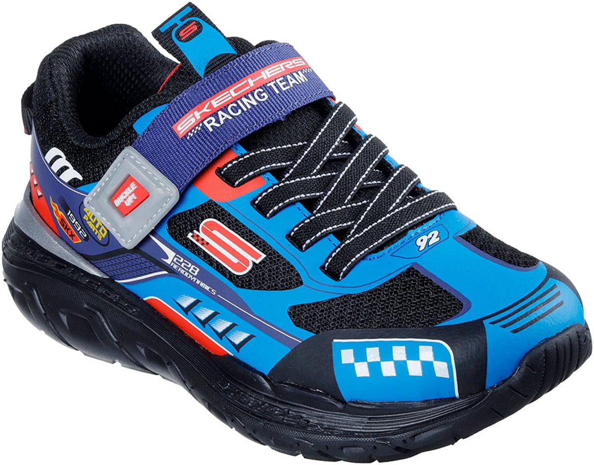 Skechers Skech Tracks Schoenen Zonder Veters Blauw EU 28 1/2 Kinderen
