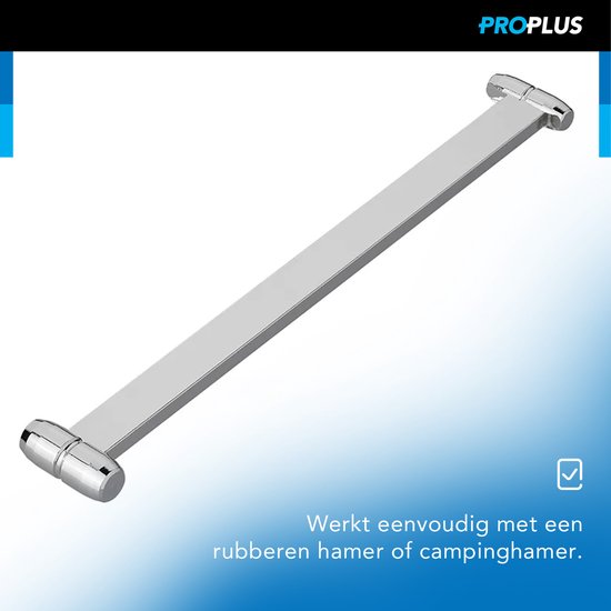 ProPlus Railverruimer - 7/9 mm - Verruimen of Uitdeuken - Eenvoudig in Gebruik - Tentrailreparatieset van ProPlus — afbeelding 3
