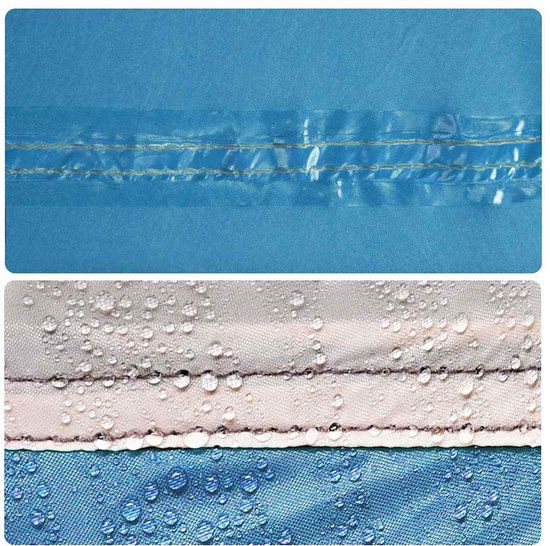 vidaXL - Kampeerluifel - waterdicht - 420x440 - cm - blauw van Vidaxl — afbeelding 5