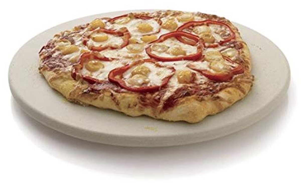 Extra Dikke Pizza Steen 38cm voor Kamado BBQ