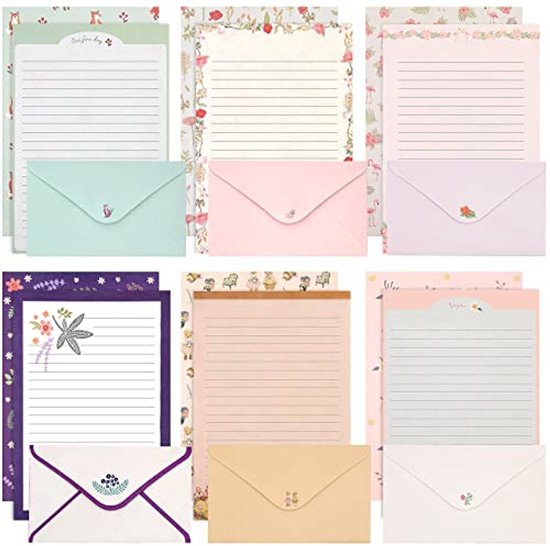 Kleines Briefpapierset Pagoden, mit 3 Duftsachets mit Kyoto-Duftpulver
