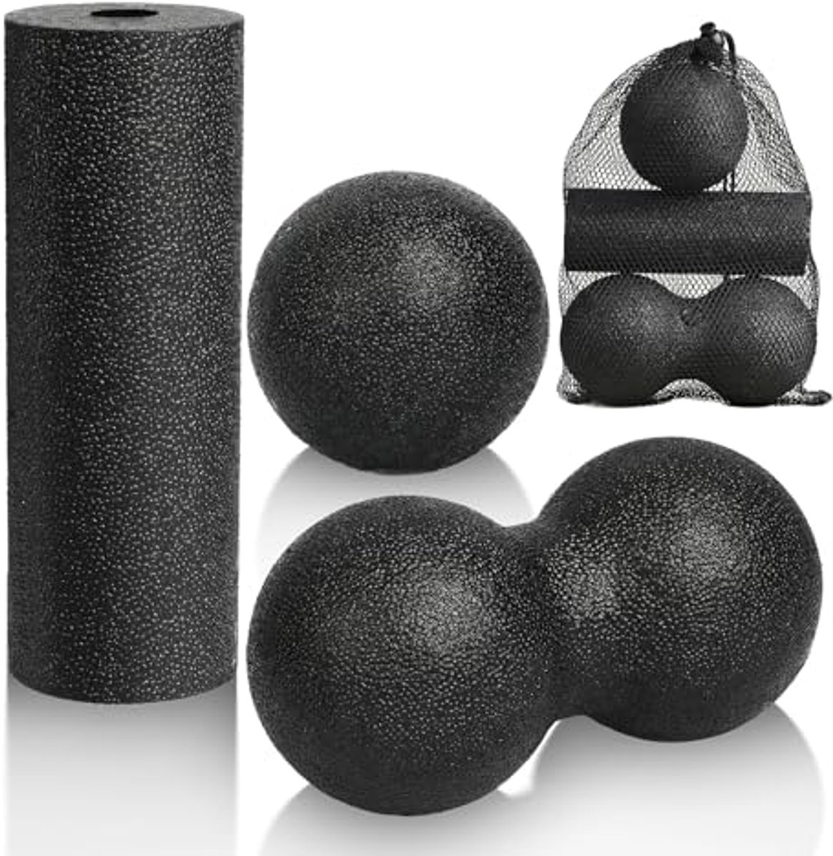 Set van 3 massageballen voor diepe weefselmassage