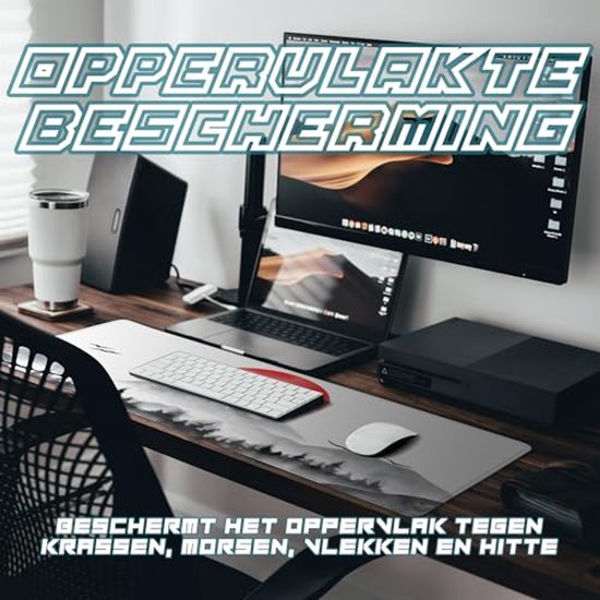 Grote Muismat 900x400 - XXL Gaming Bureau Accessoires - Japanse Zon Muismat — afbeelding 4