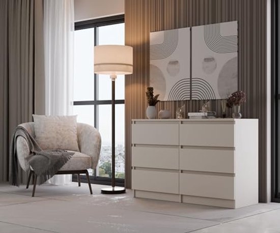 Witte comodekasten van 120 cm voor de slaapkamer: functie, stijl en