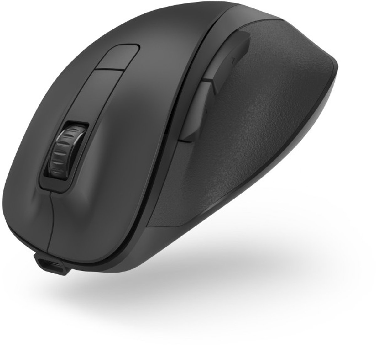 Hama MW-500 - Optische draadloze muis - 6 knoppen - 2.4 GHz RF - Stil - Oplaadbaar - Zwart
