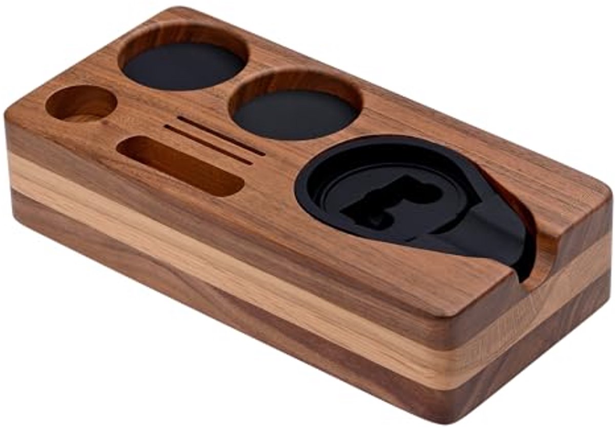 Espresso Tamping Station voor 51mm en 54mm Portafilters - Duurzaam en Functioneel Koffie Accessoire