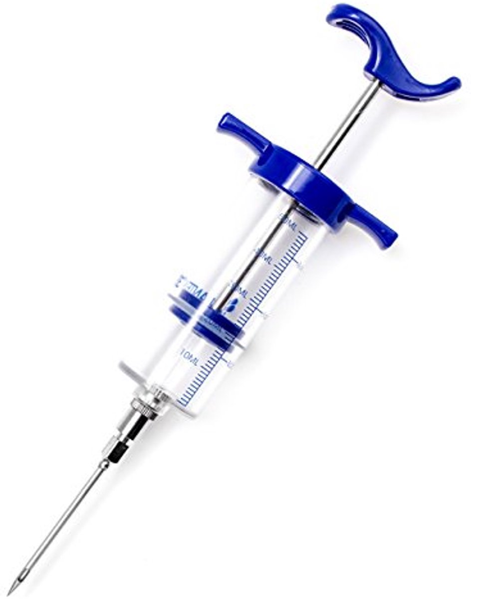 Marinade Syringe RVS 50 ml | Hoogwaardige Injector voor Vlees, Sauzen en Gebak