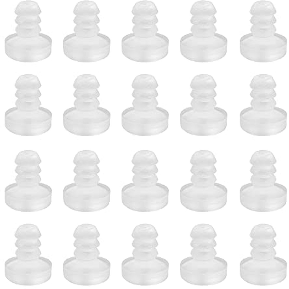 Transparante Rubberen Stoppers 60 Stuks voor Meubels - Deurdemper en Tafelbescherming