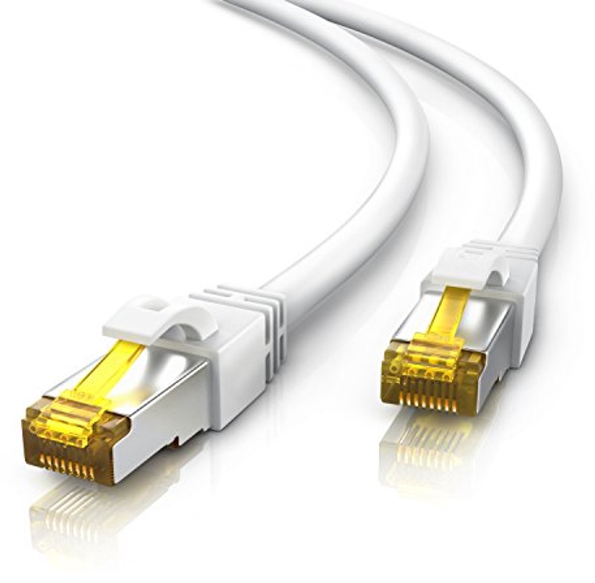 Image of 15m CAT 7 Netwerkkabel - Gigabit Ethernet LAN - 10 Gbit/s - S/FTP Afscherming met RJ45 Connectoren