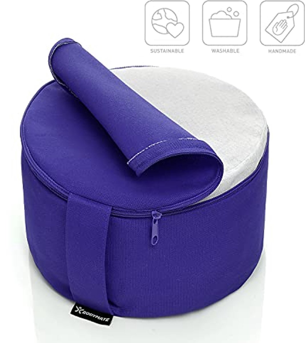 Rond Yogakussen voor Meditatie en Yoga | 31 cm Diameter | 100% Katoen