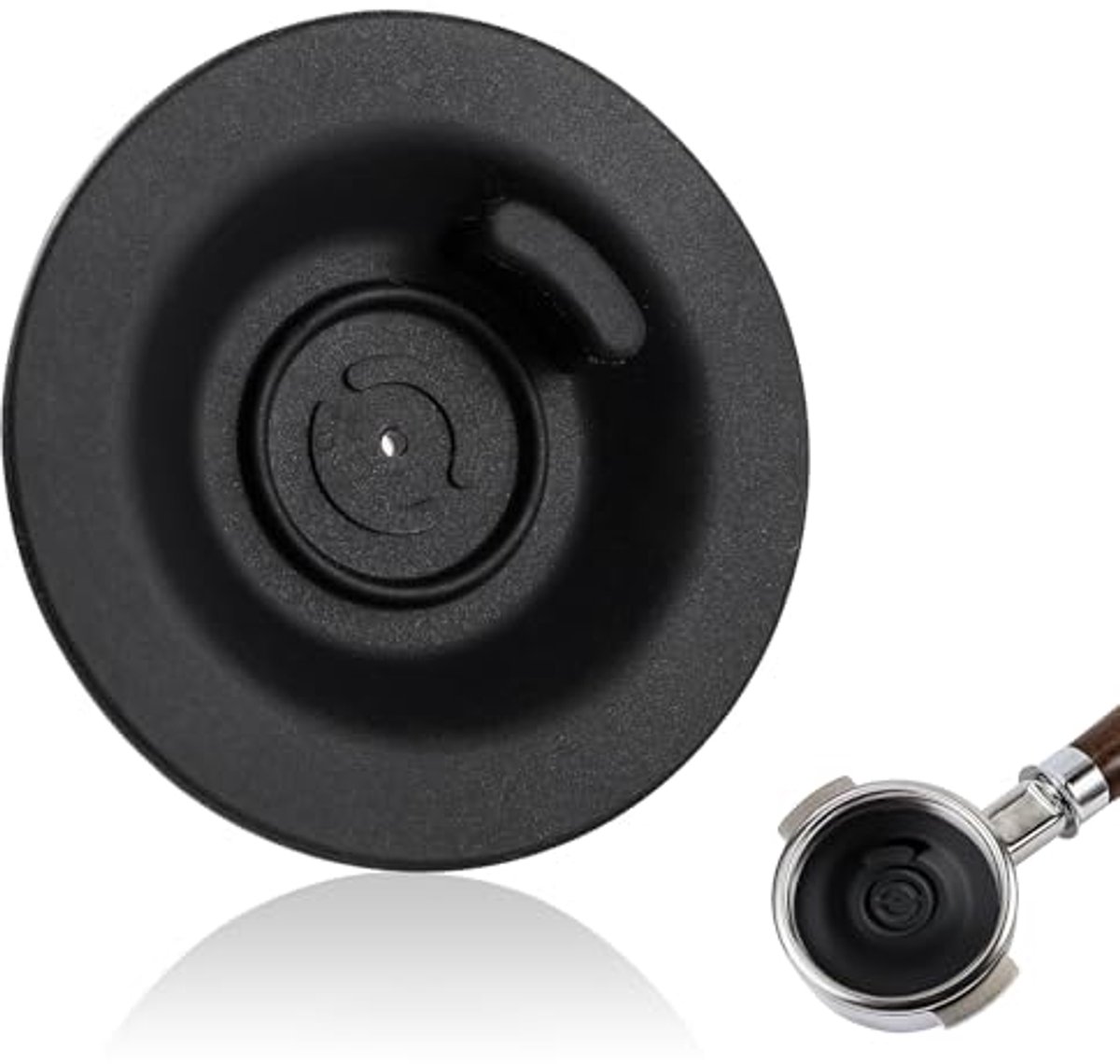54mm Silicone Espresso Reinigingsschijf met Gat - Backflush Tablet en Reinigingspad voor Koffiemachine