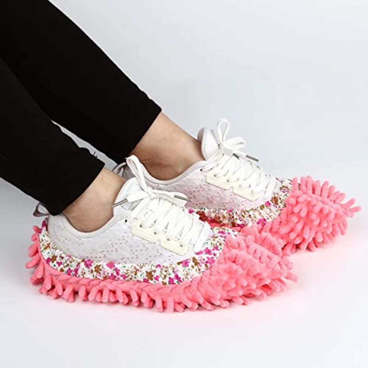 Huisschoenen mopdweilschoenen - 6 stuks - Wasbare en herbruikbare schoonmaakpantoffels
