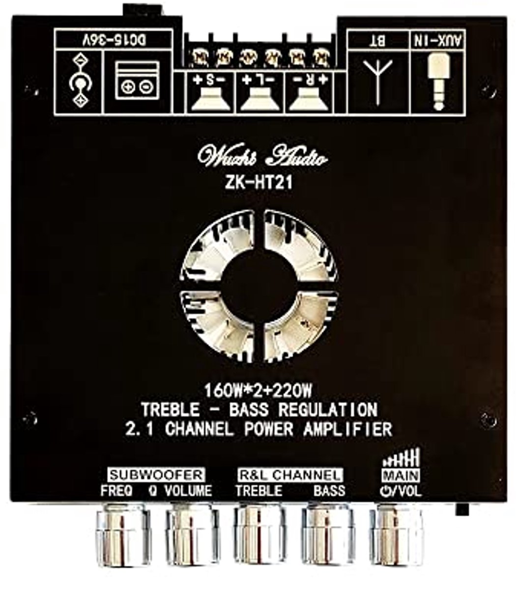 2.1-kanaals Bluetooth digitale versterkermodule met hoge en lage tonen