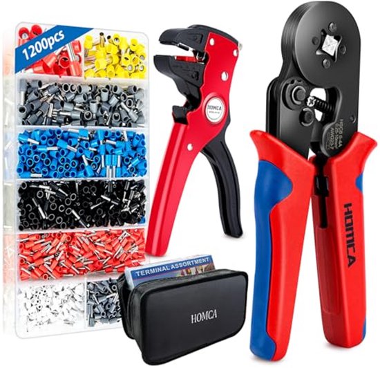 Kit De 700 Viroles Pour Sertir Fils Cuivre - 7 Tailles - Pour Connexions électriques