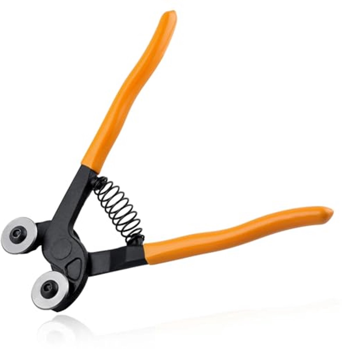 Glazen tegeltang 7,4 inch voor mozaïeken en keramische tegels met softgrip handgrepen