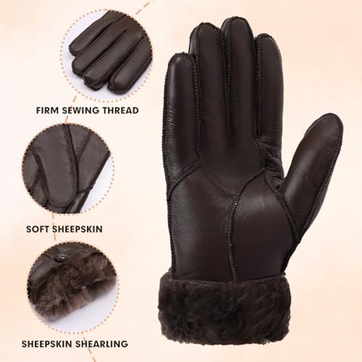 Bequemer Laden Warme touchscreen-handschoenen voor