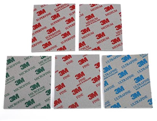 Schuurspons met 10 Zachte Pads voor Nat en Droog Schuren, Wasbaar en