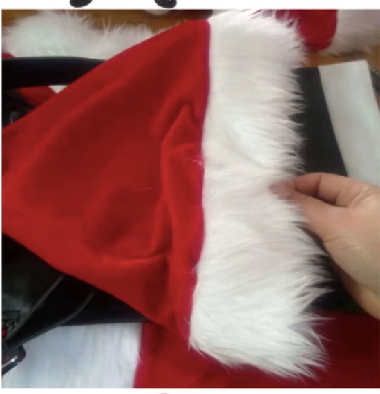 8-delig kerstmankostuum volwassenen heren deluxe rode kerstman kostuum