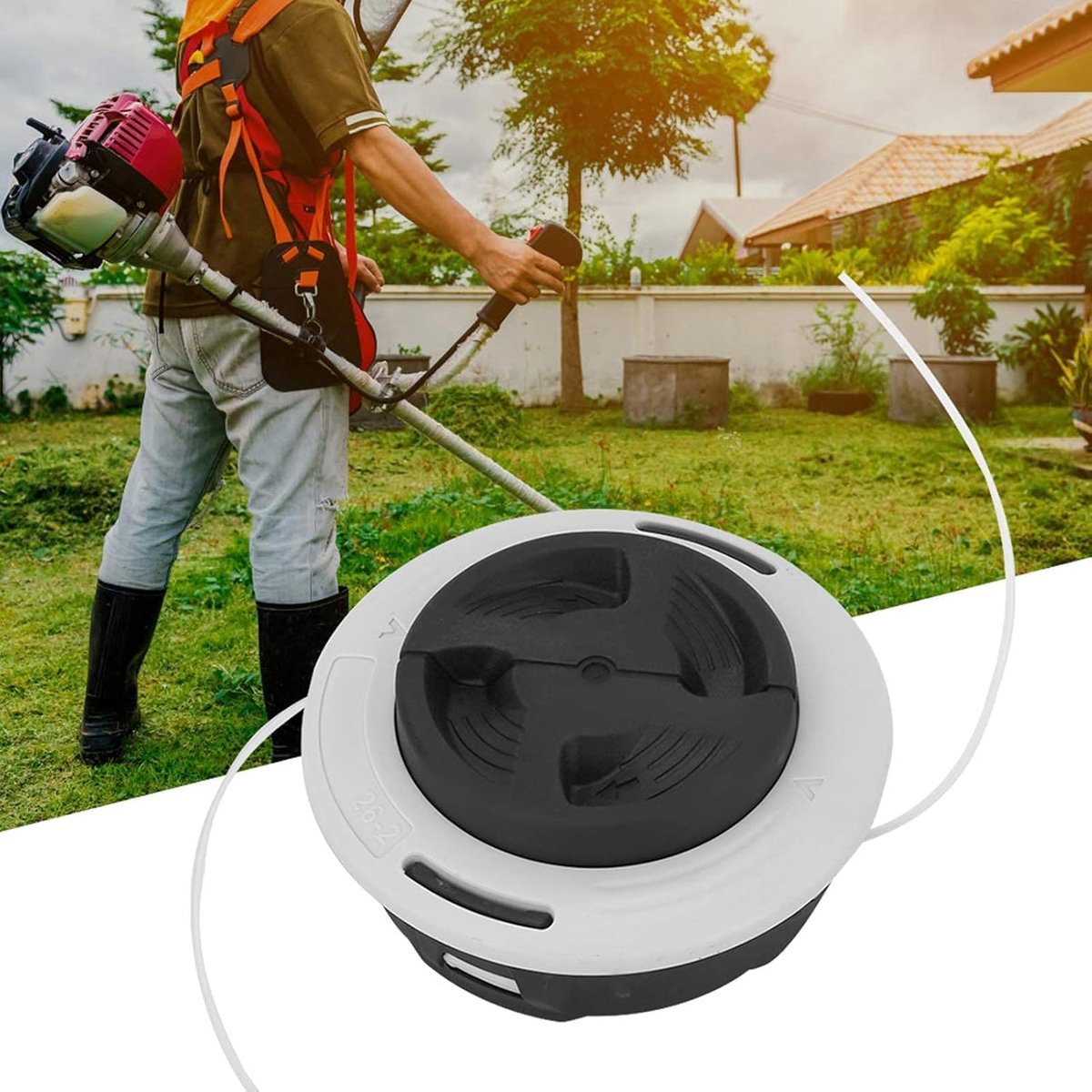 1x Bosmaaier Kop voor Stihl - Autocut C26-2 Vervanging - Dik Draad 2,4mm - Voor FS 55/70/94 tot 240 Modellen