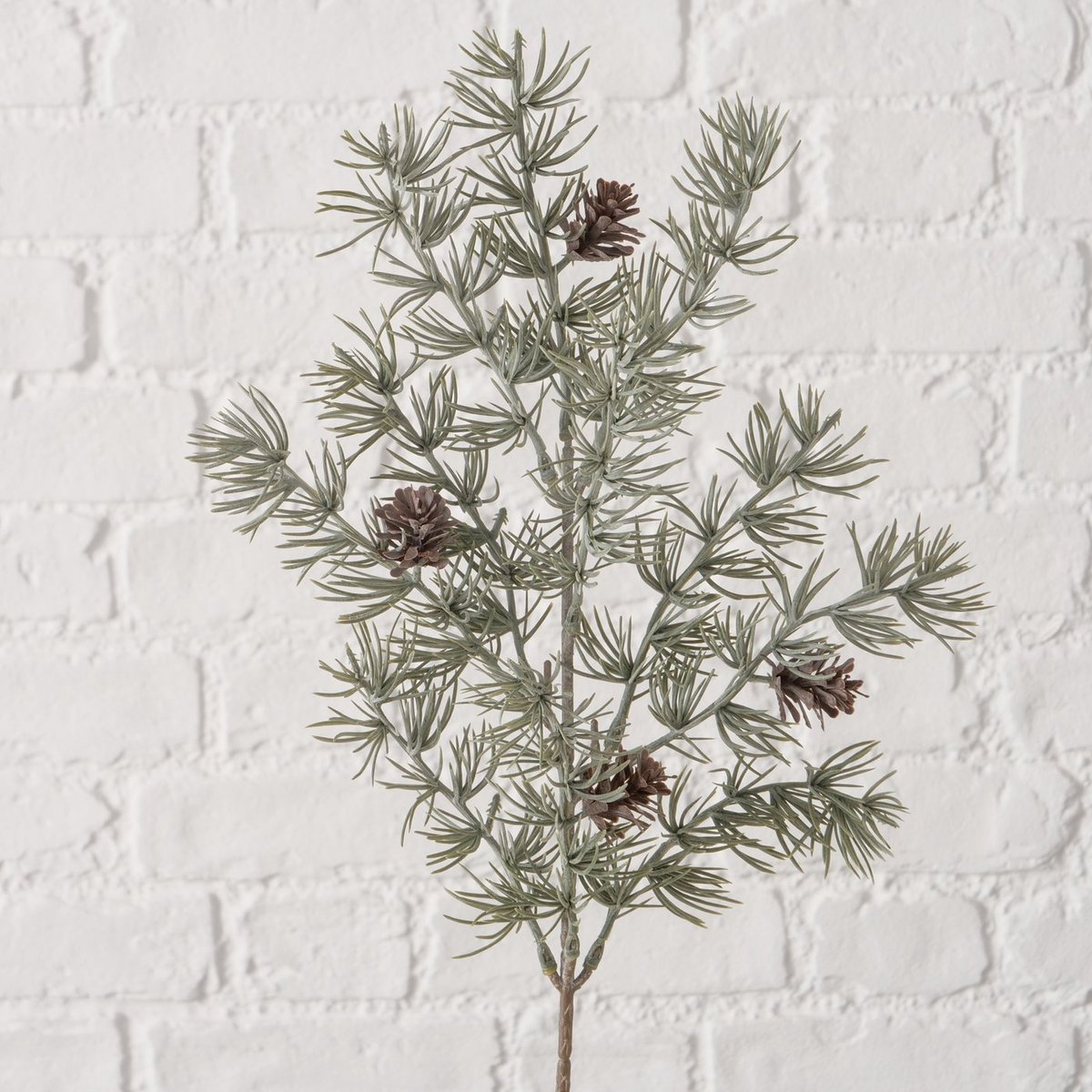 Boltze - Winter - Tak - Kerst - Dennenappels - Decoratie - 50x24cm - Groen - Kunststof