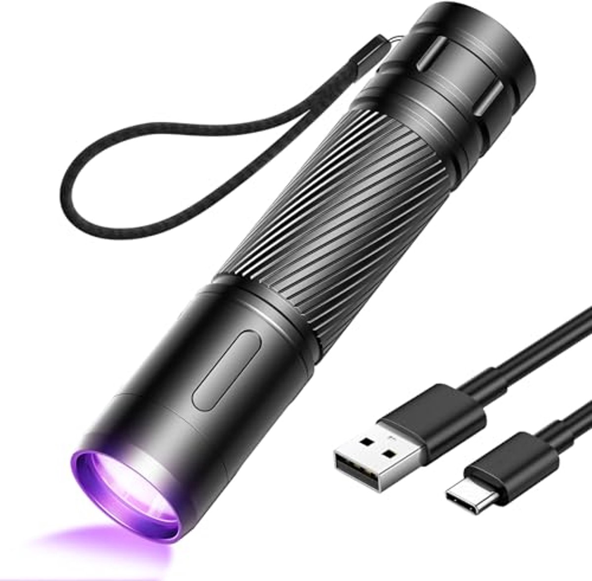 Mini UV Lamp - 395nm LED Blacklight Torch voor Detectie en Geocaching