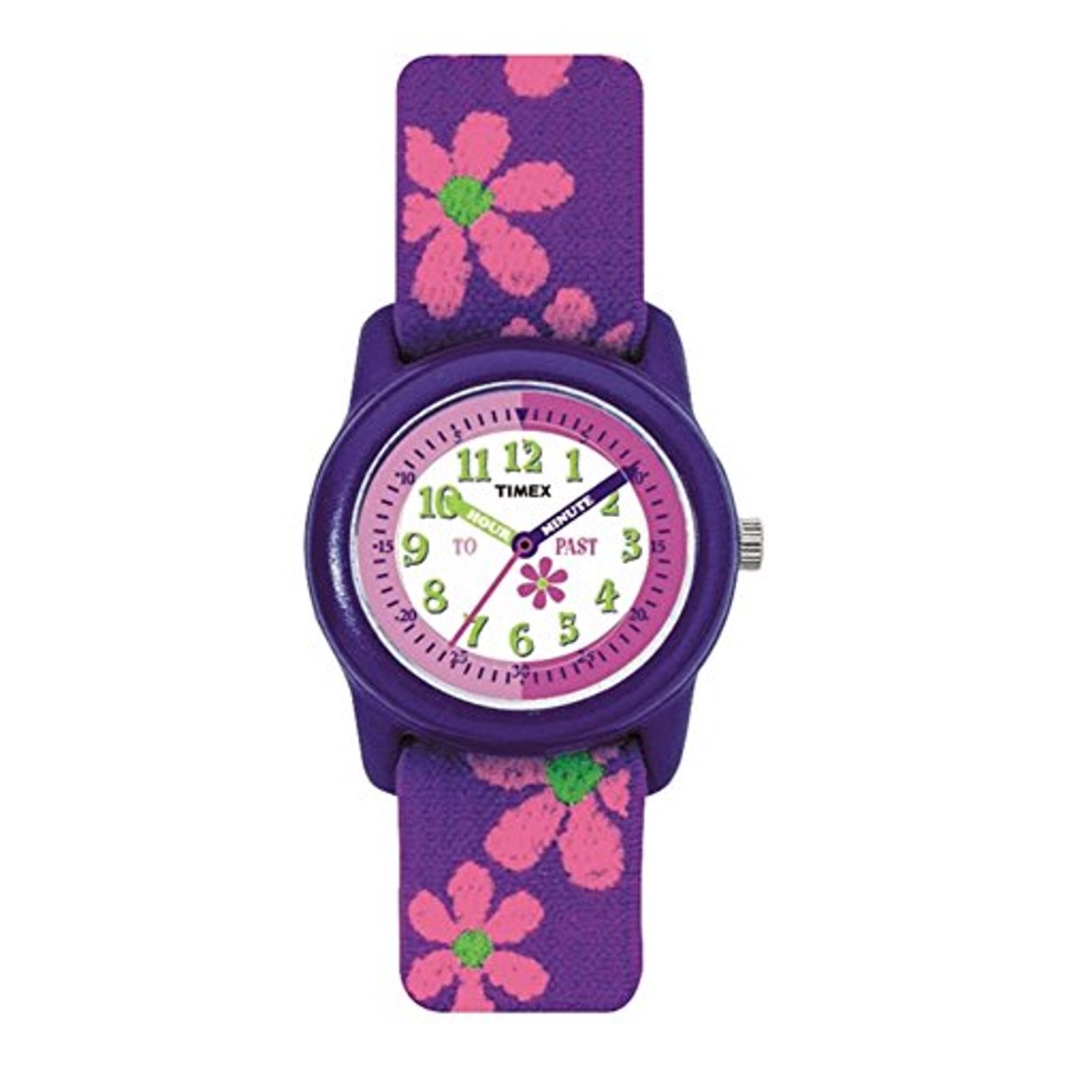 Kinderhorloge Blauwe-Gele Streep 29mm