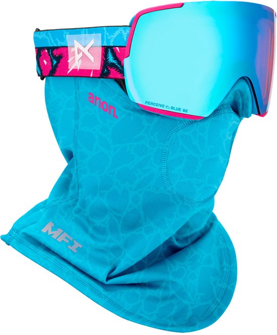 Anon M5s+bonus Lens+mfi Face Mask Skibril Blauw Perceive Variable Blue/CAT2