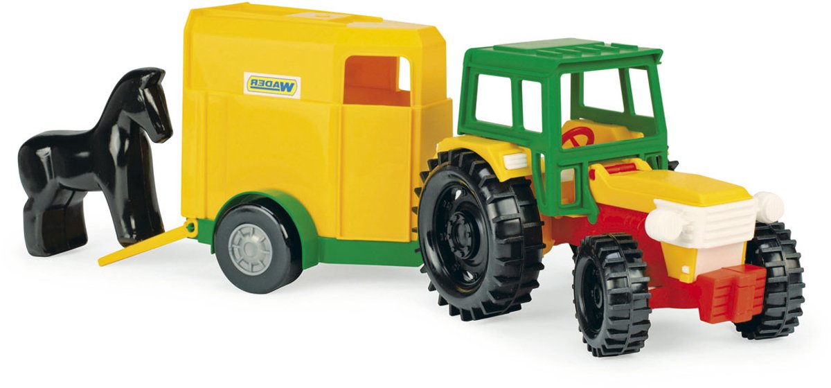 Wader Traktor met Aanhanger - Speelgoed voor Kinderen vanaf 3 Jaar
