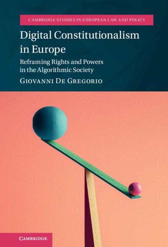 Cambridge Studies in European Law and Policy - Digital Const ... - cover