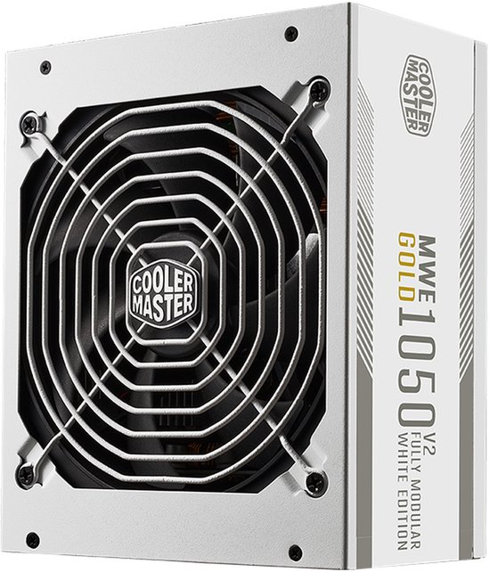 Cooler Master MWE 1050 V2 ATX 3.1 White Edition 24-pin ATX White 1050W 80 Plus Gold